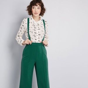 ModCloth Hold in Suspends Wide-Leg Pants